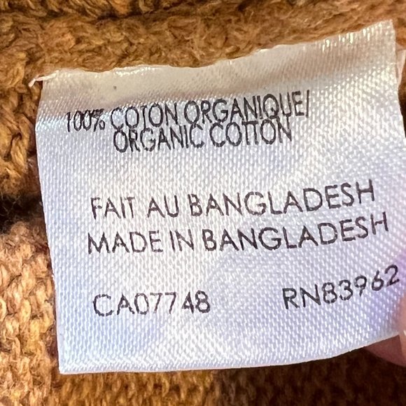 NWOT SOUL OF LONDON Orange Crew Neck Knit Sweater (L) - Picture 7 of 8